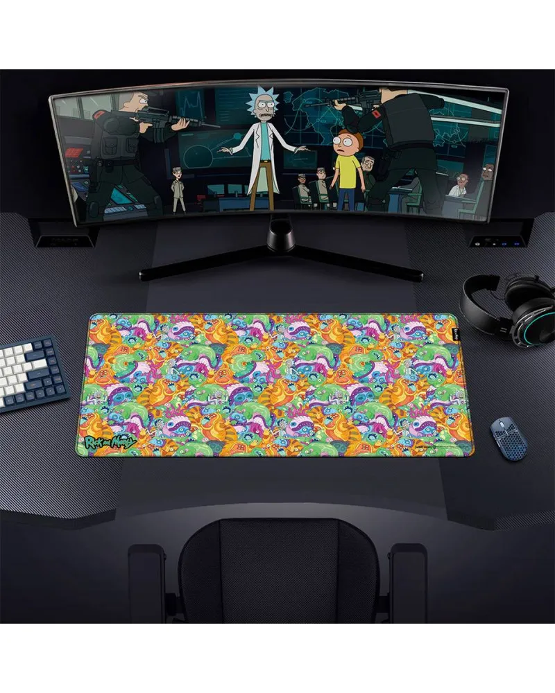 Podloga Rick and Morty - Monster Jam - XL Mousepad 