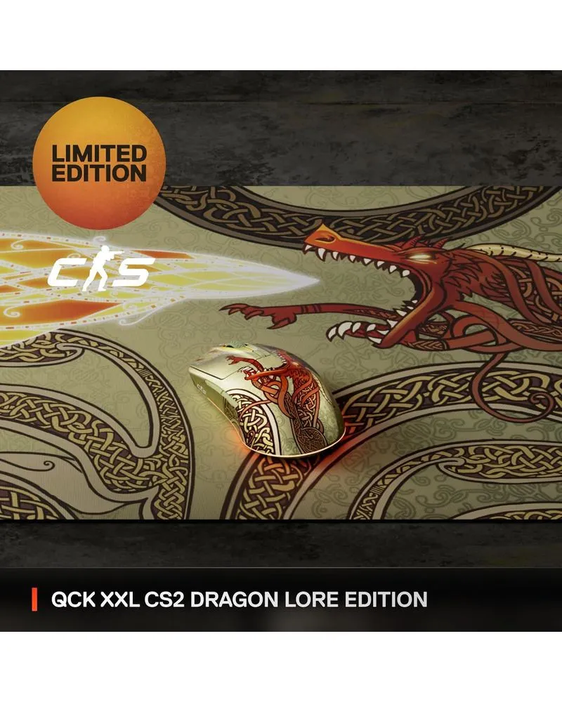 Podloga SteelSeries QcK XXL - CS2 Dragon Lore Edition 
