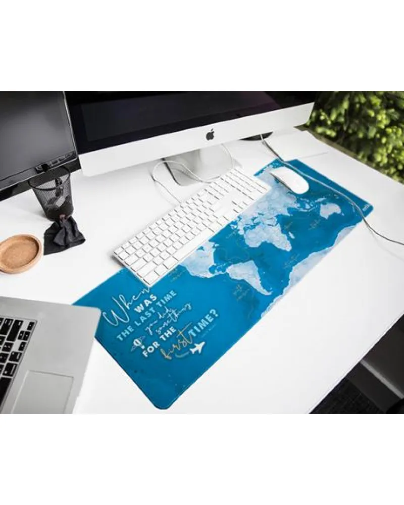 Podloga World Map - XL Desk Pad 