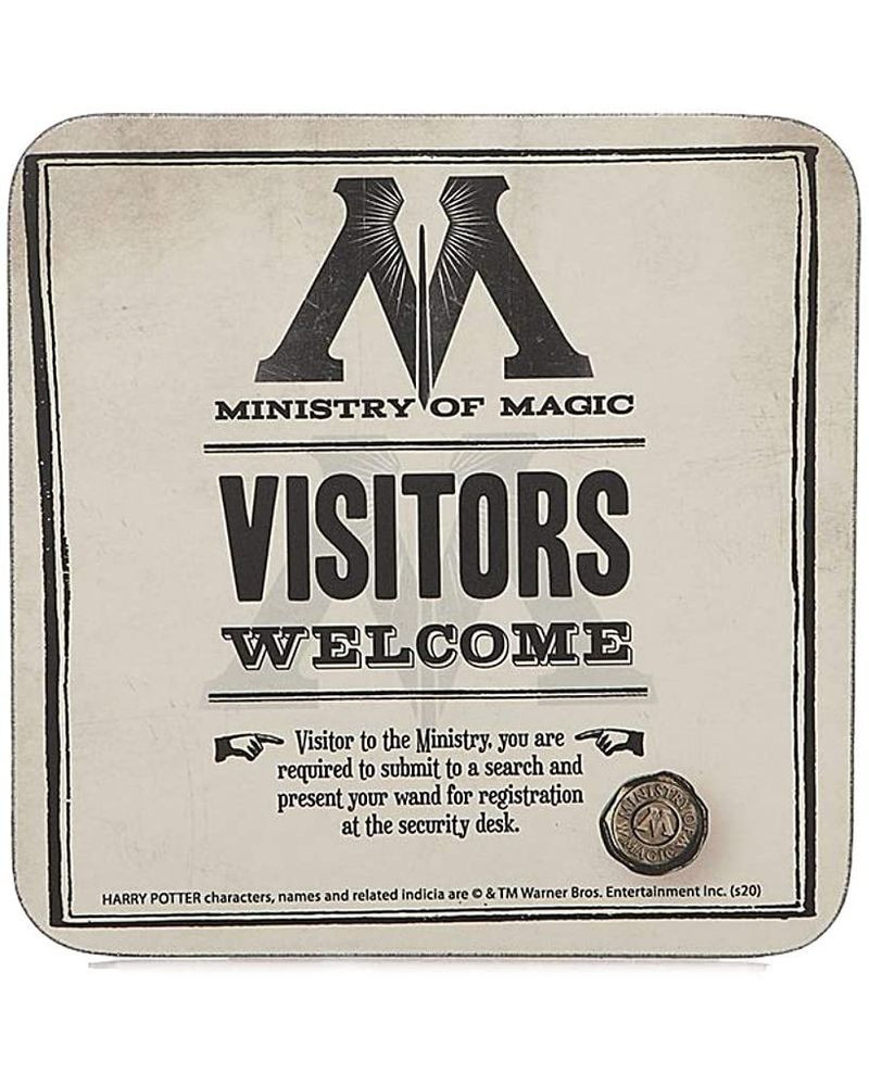 Podmetač za čaše Harry Potter - Ministry of Magic - Visitors Wellcome 