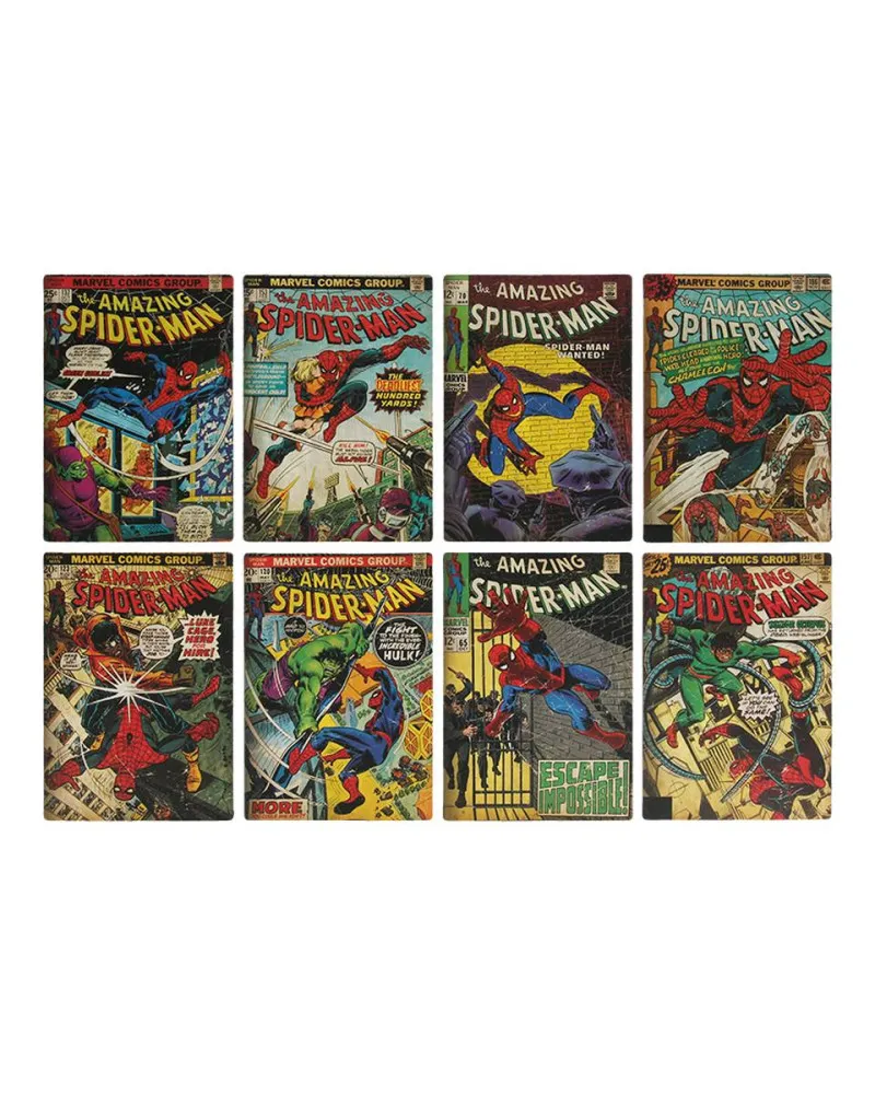 Podmetači za čaše Paladone - Spiderman Comic Book Coasters 