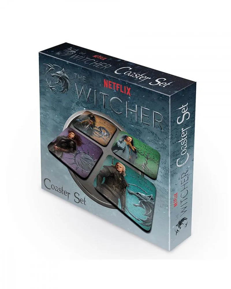 Podmetači za čaše Netflix The Witcher - Coaster Set 