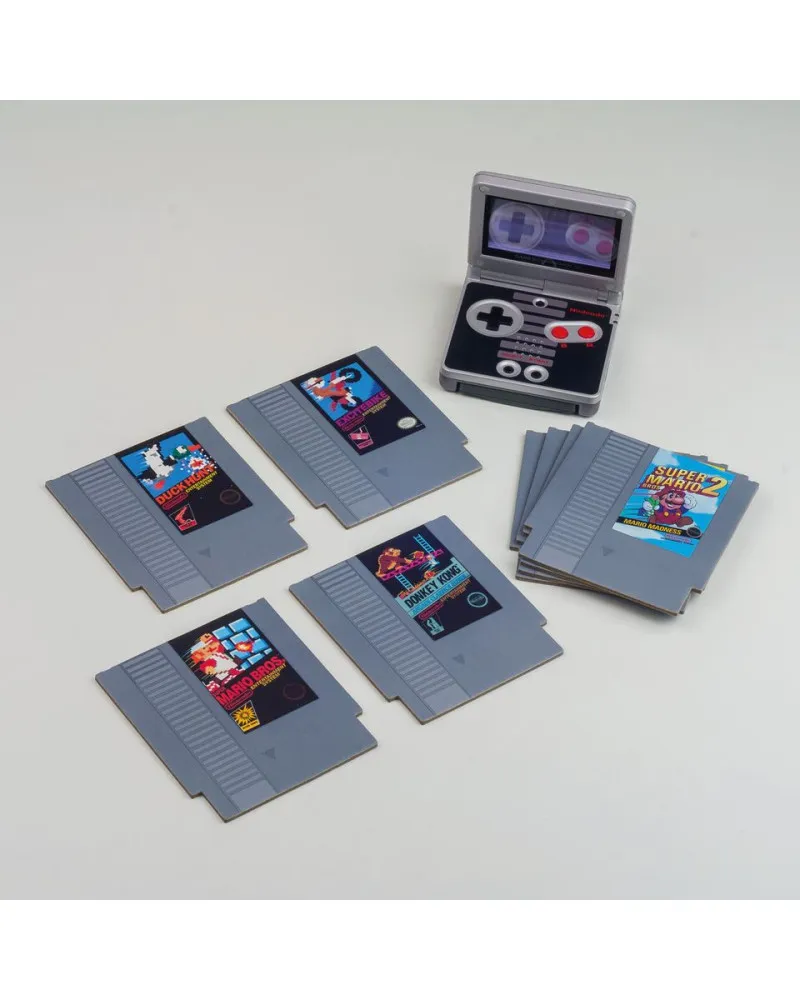 Podmetači za čaše Paladone - NES Cartridge Coasters 