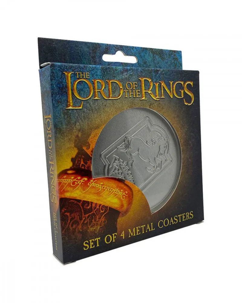 Podmetači za čaše The Lord of the Rings - Set of 4 Metal Coasters 