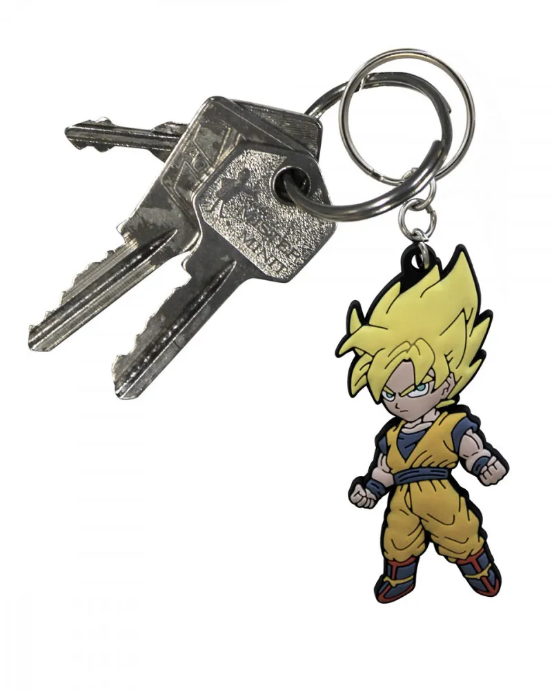 Privezak Dragon Ball Z - PVC Keychain - Goku Super Saiyan 