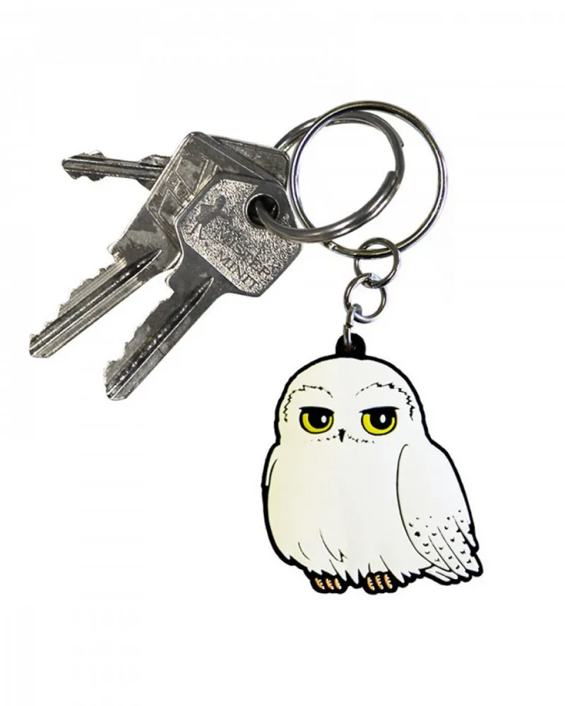 Privezak Harry Potter - Rubber Keychain - Hedwig 