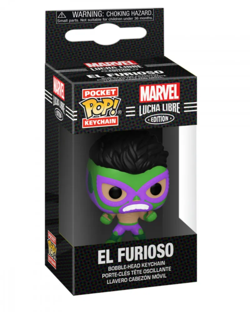 Privezak Pocket Pop! Marvel Lucha Libre - Hulk 