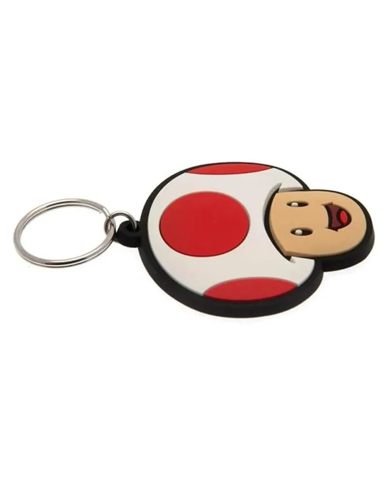 Privezak Super Mario - Toad - Rubber Keychain 