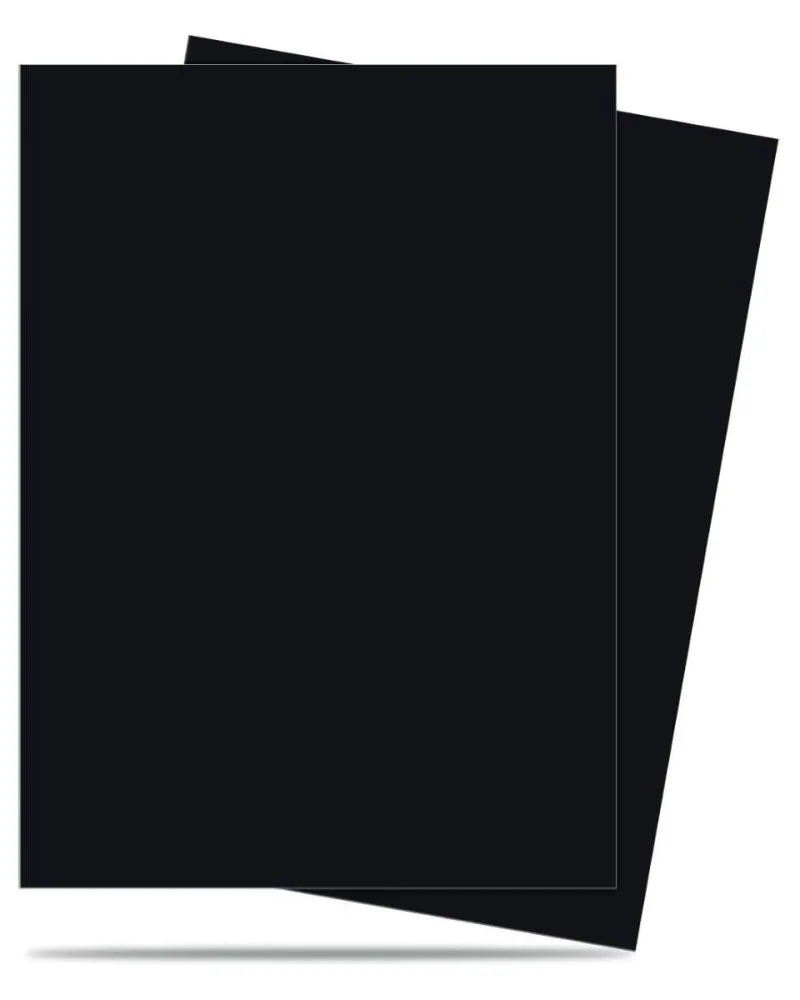 Ultra Pro Matte Desk Protector Sleeves 50 Standard Black 
