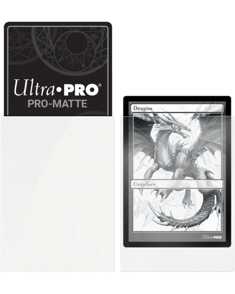 Ultra Pro Matte Desk Protector Sleeves 50 Standard White 