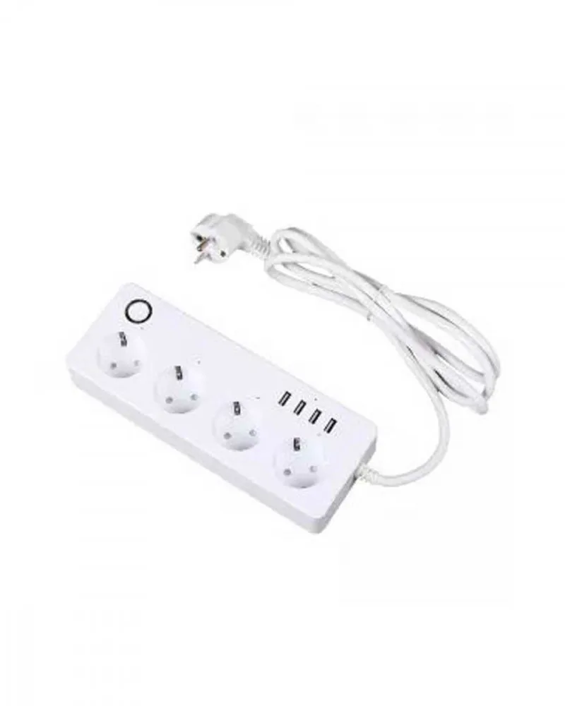 Produžni Kabl Moye Voltaic Smart Power Strip 3 EU Plugs + 4 USB Plugs 3680W 16A 