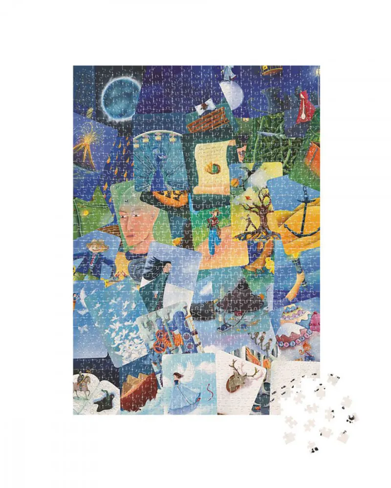 Puzzle Dixit - Blue Mishmash 