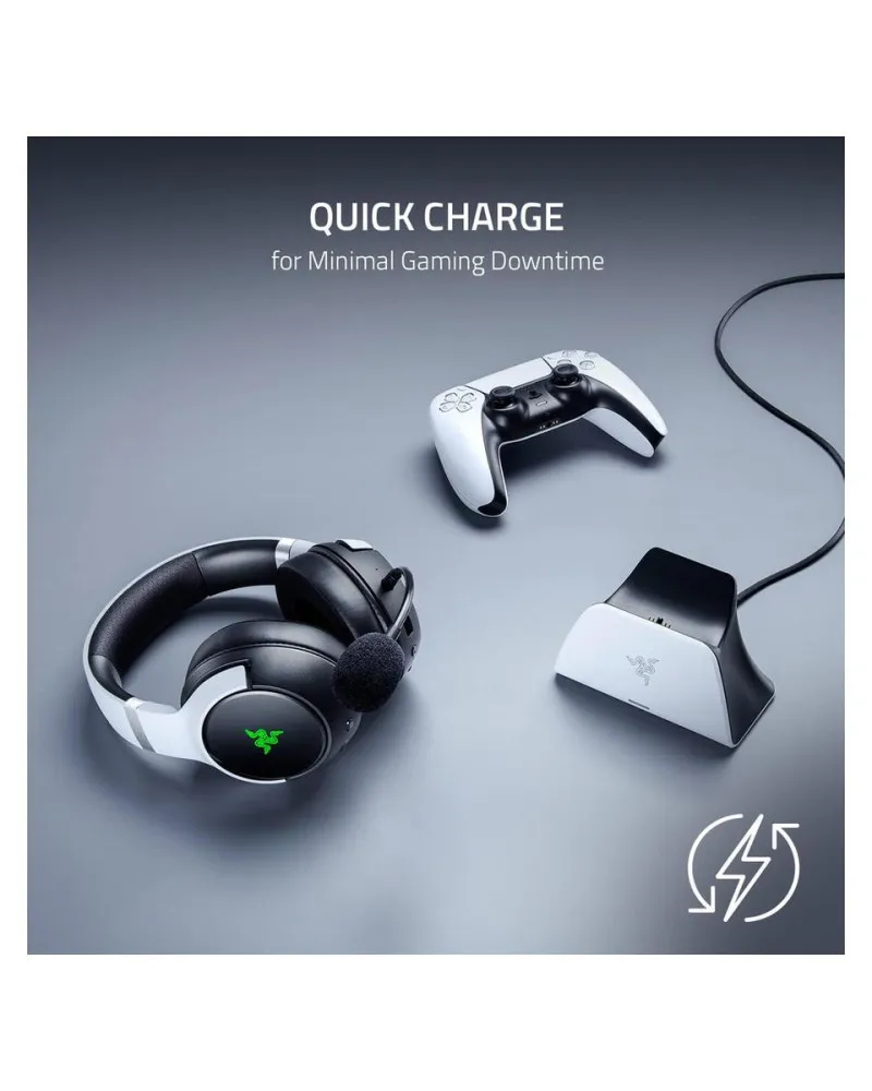 Razer Quick Charging Stand for PlayStation 5 – White 