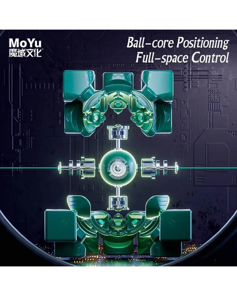 Rubikova kocka - MoYu Weilong WRM V9 3X3 Ball Core UV 