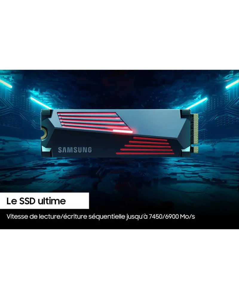 SSD Samsung - 2TB M.2 NVMe MZ-V9P2T0CW 990 Pro Series Heatsink 