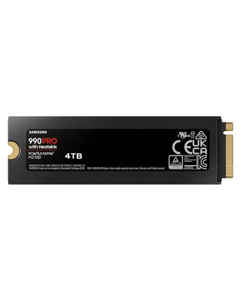 SSD Samsung - 4TB M.2 NVMe MZ-V9P4T0CW 990 Pro Series Heatsink 
