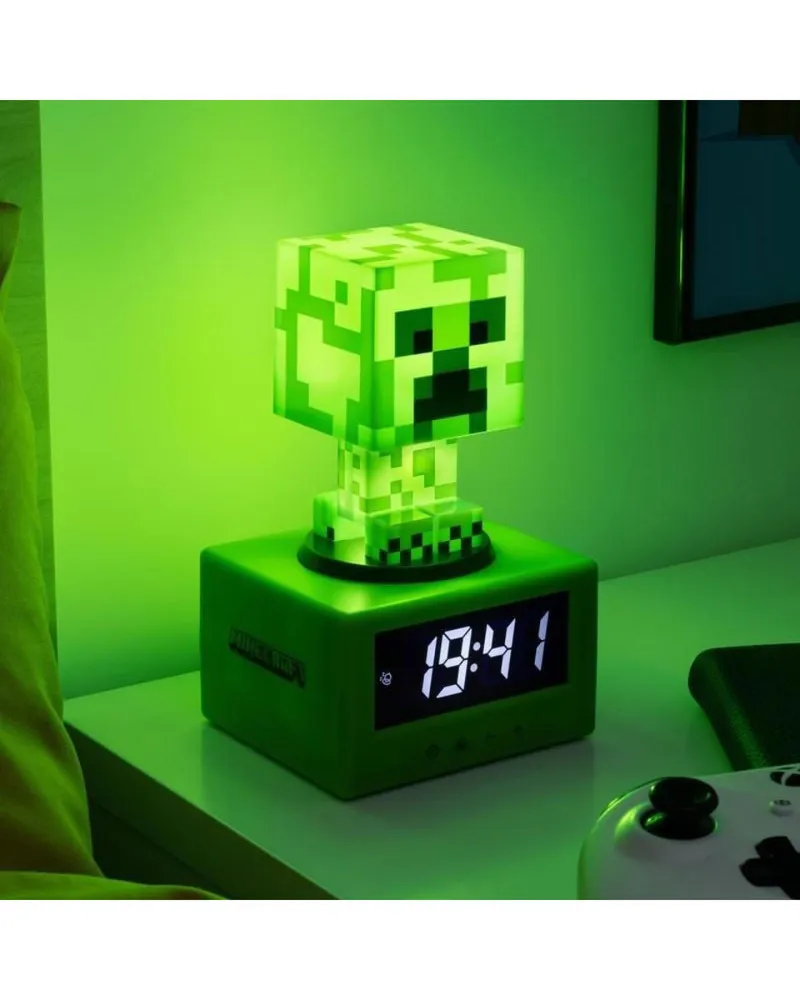 Sat Paladone Minecraft - Creeper - Alarm Clock 