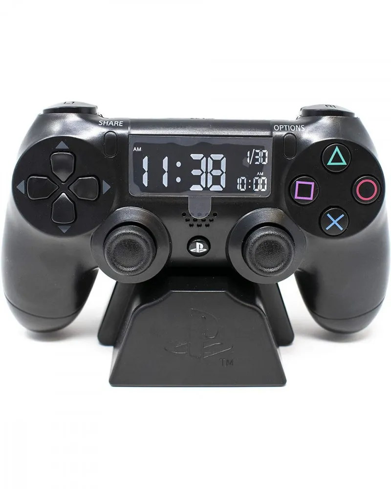 Sat PlayStation Controller Black - Alarm Clock 
