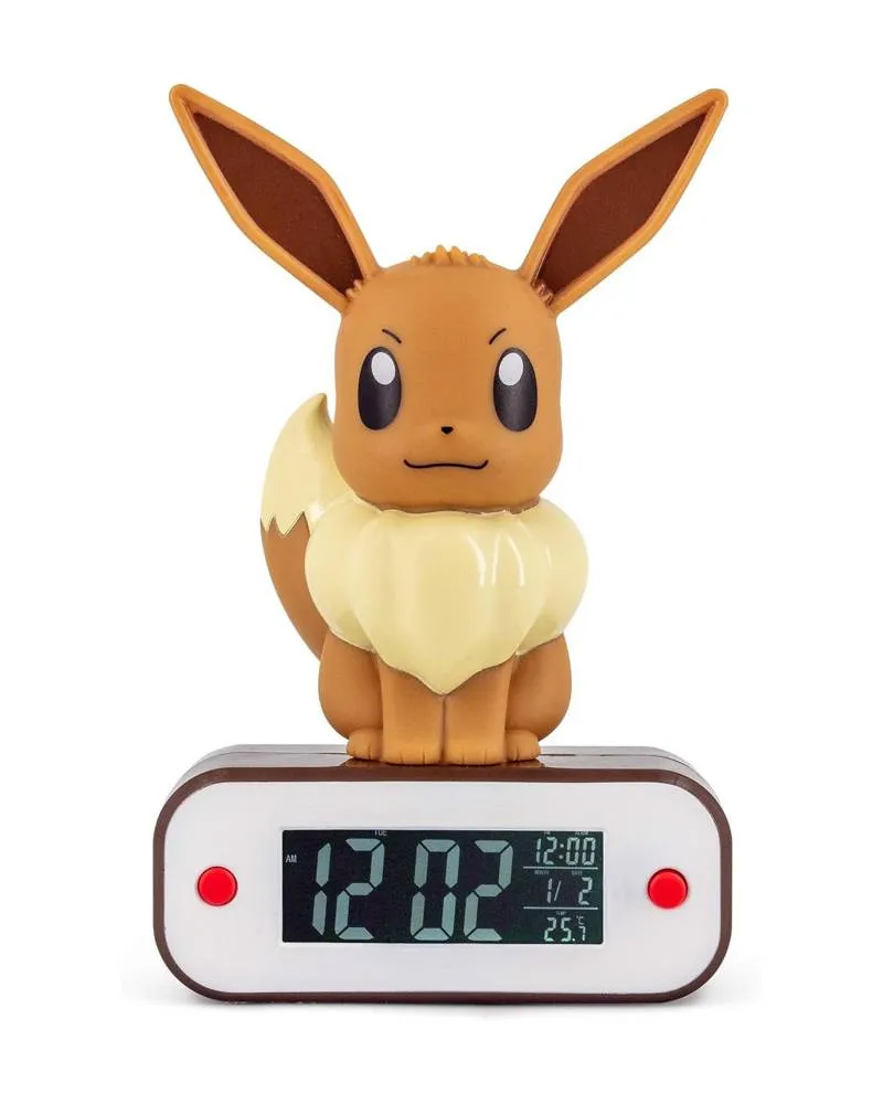 Sat Pokemon - Eevee - Alarm Clock with Light 