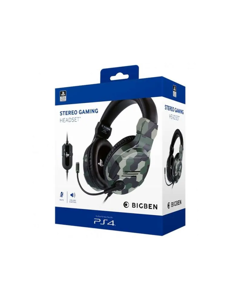 Slušalice BigBen Stereo Gaming Headset V3 - Camo Green 