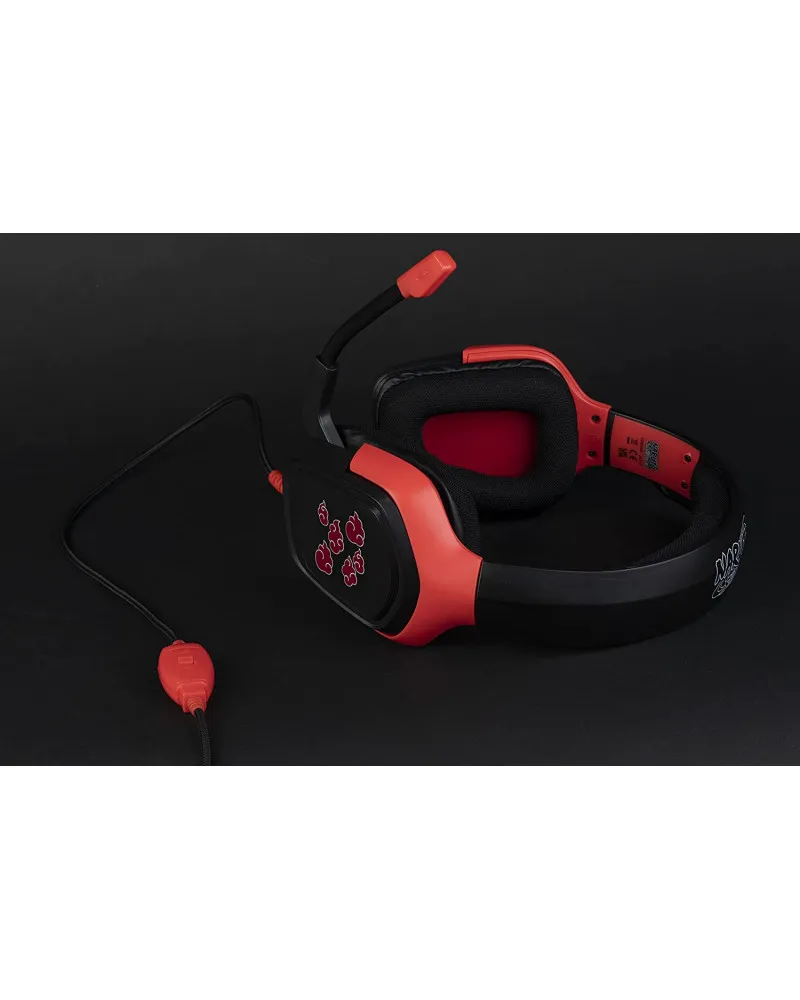 Slušalice Konix - Naruto Shippuden - Akatsuki Gaming Headset 