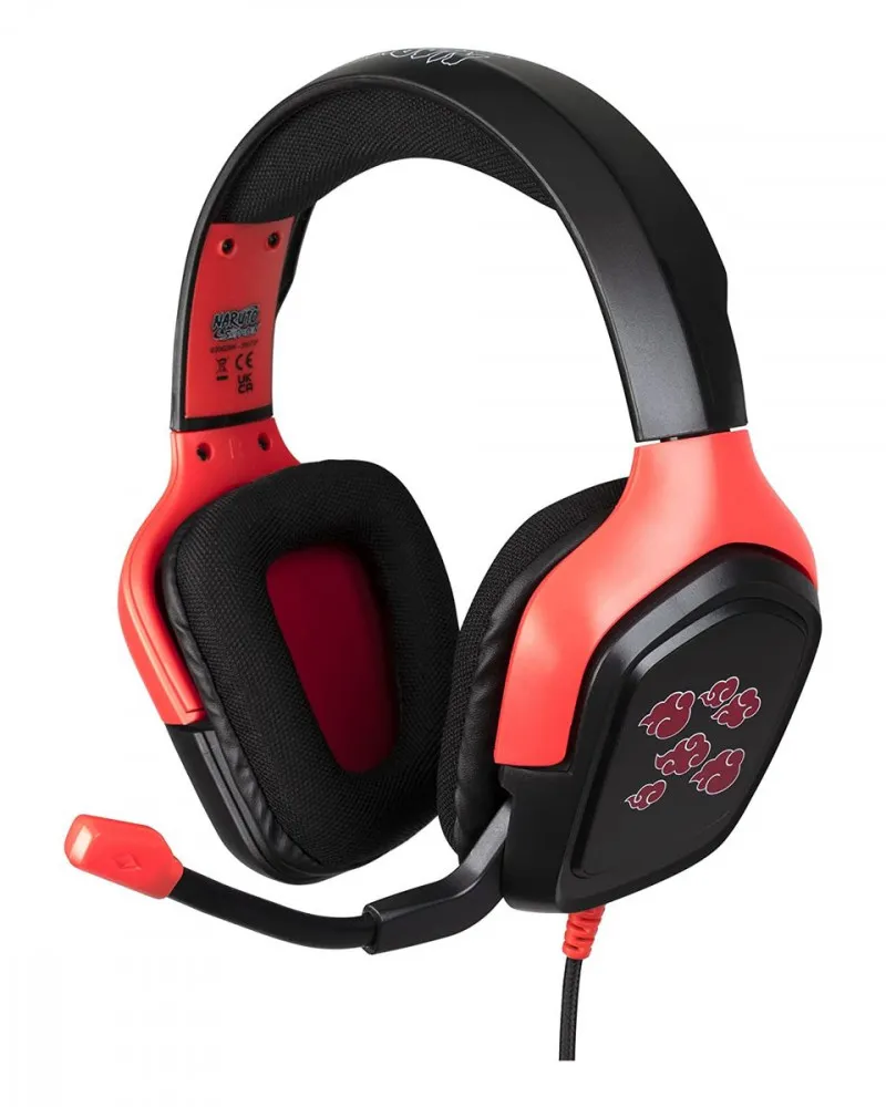 Slušalice Konix - Naruto Shippuden - Akatsuki Gaming Headset 