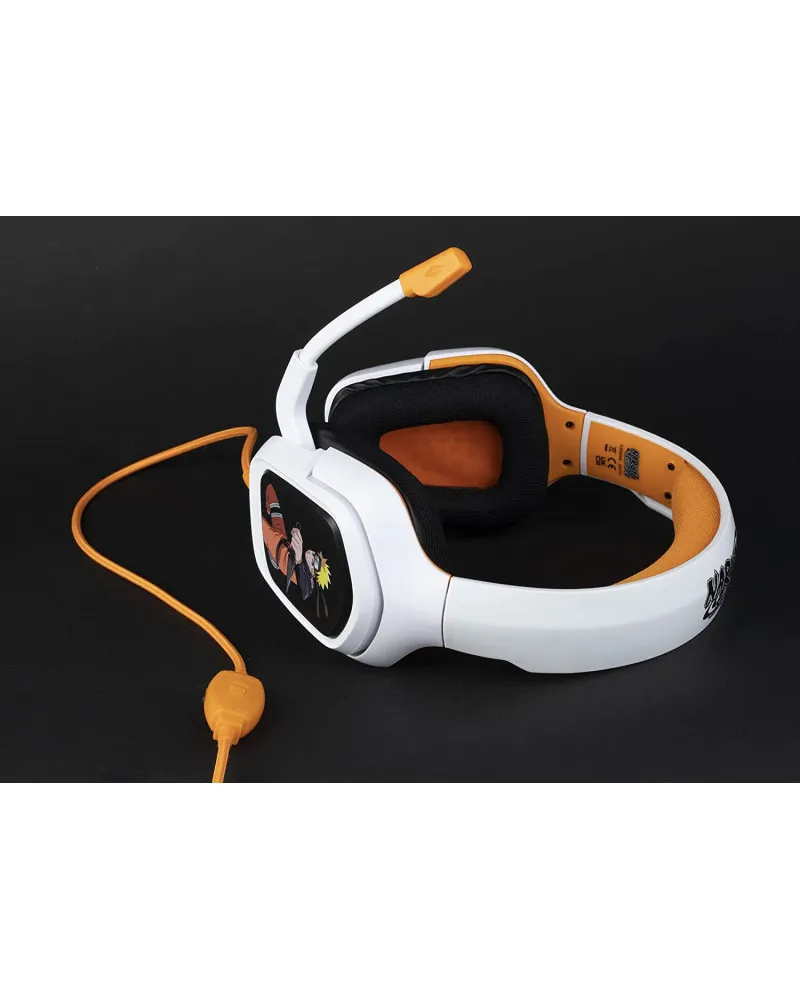 Slušalice Konix - Naruto Shippuden - Naruto Gaming Headset - White 