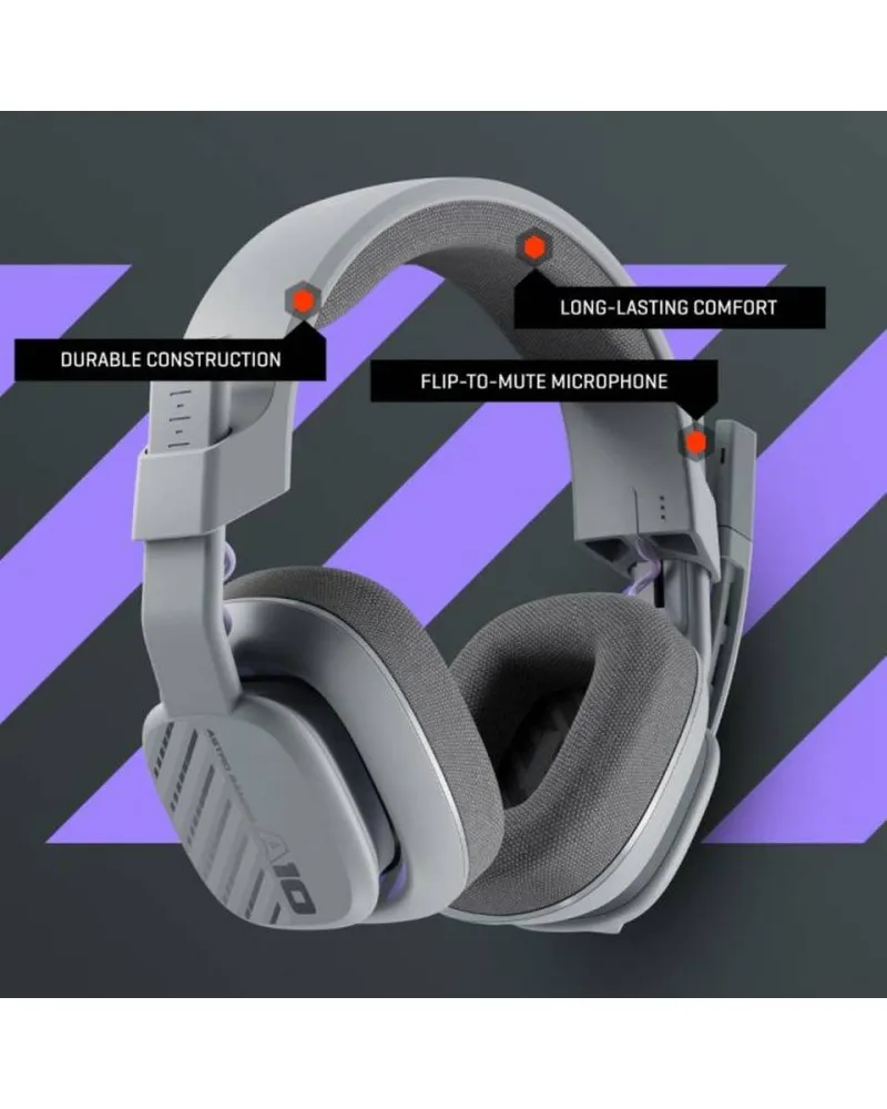 Slušalice Logitech Astro A10 - Ozone Gray 