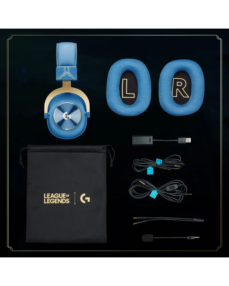 Slušalice Logitech G PRO X - League Of Legends Edition 