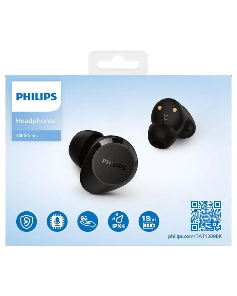 Slušalice Philips TAT1209BK/00 - Black Bežične bubice 