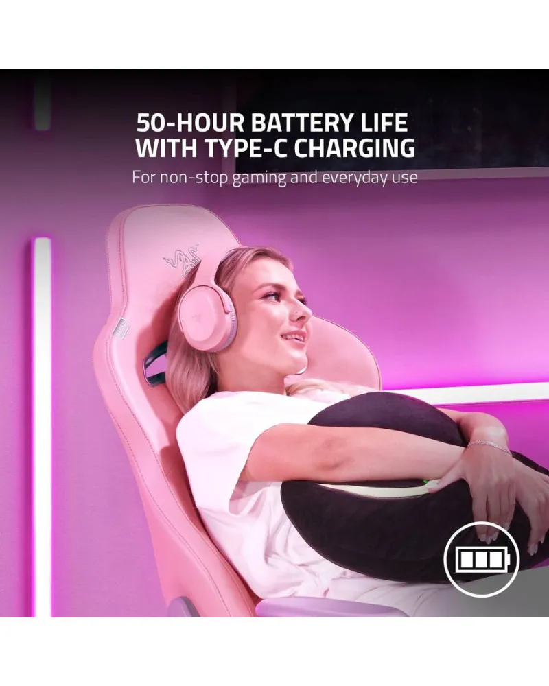 Slušalice Razer Barracuda X (2022) - Wireless Multi Platform Gaming and Mobile Headset - Quartz Edition 