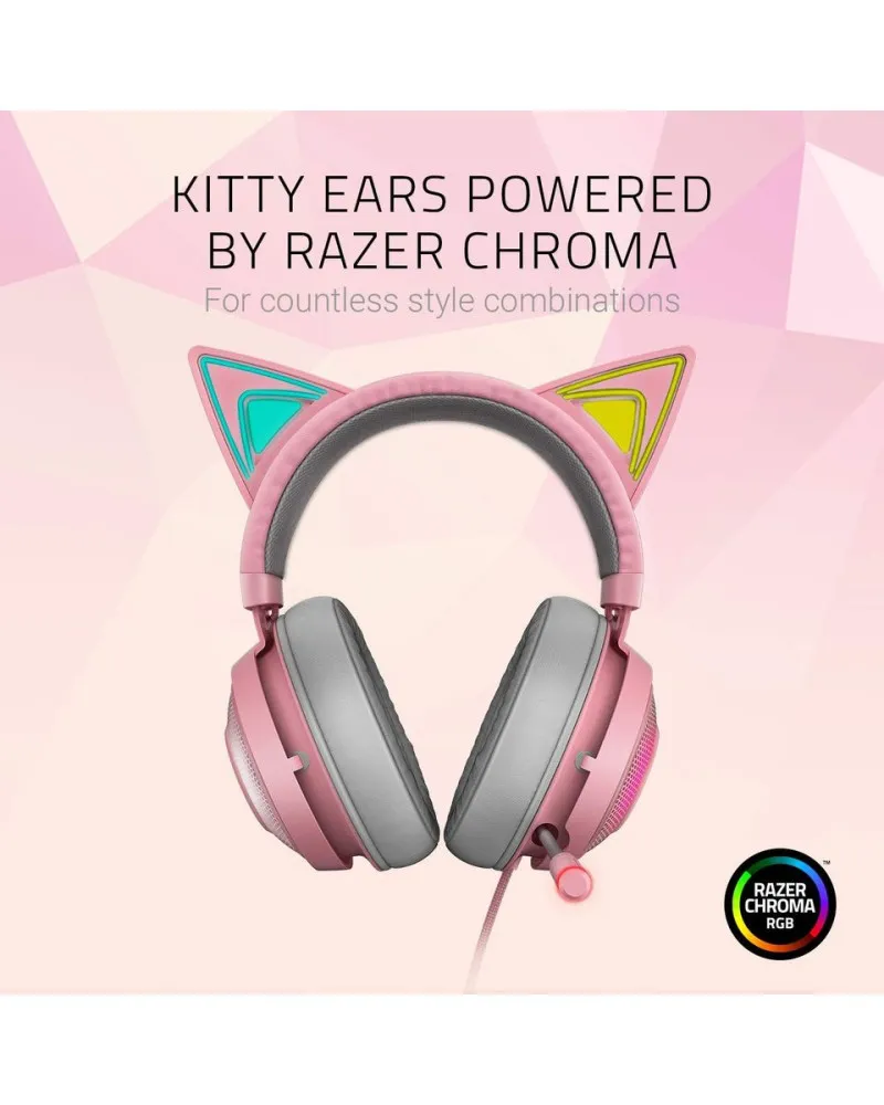 Slušalice Razer Kraken Kitty Edition - Quartz 