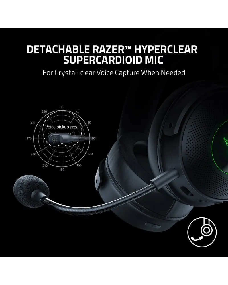 Slušalice Razer Kraken V3 Pro Wireless - Black 