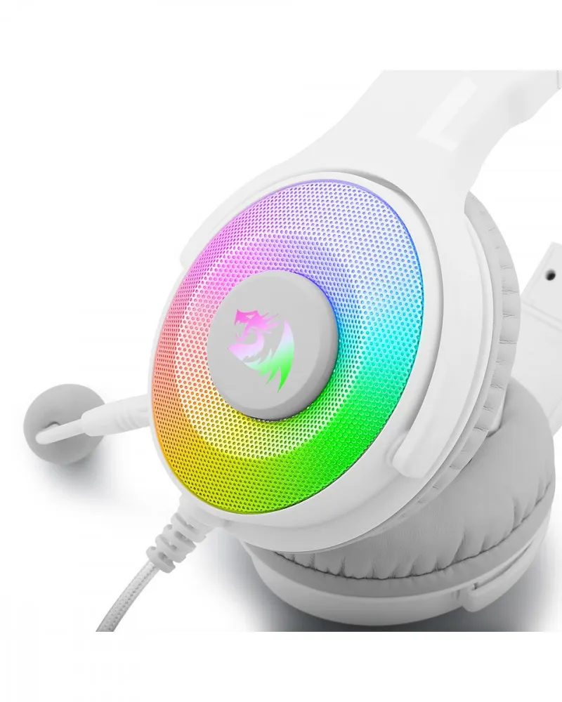 Slušalice ReDragon Pandora H350W RGB - White USB 