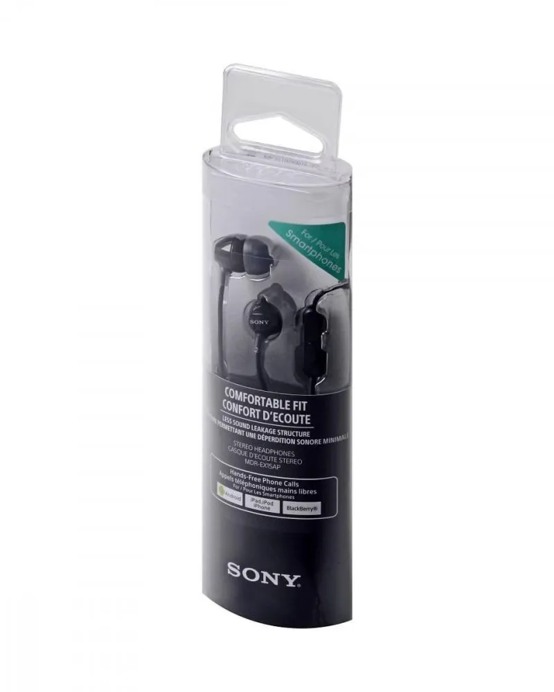 Slušalice Sony In-Ear Headphones - Black 