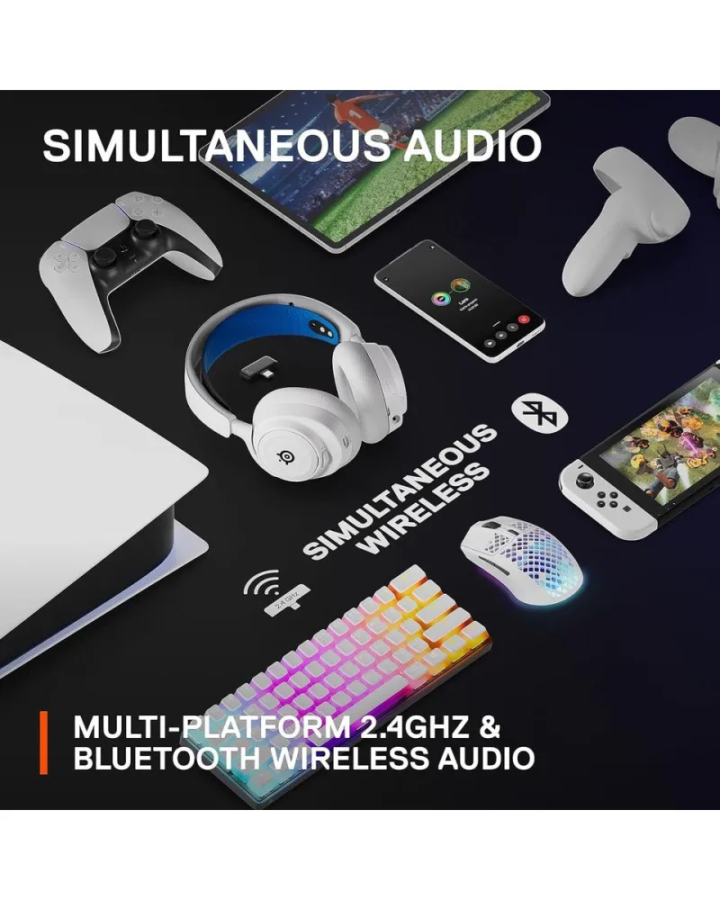 Slušalice Steelseries Arctis Nova 7P Wireless - White 