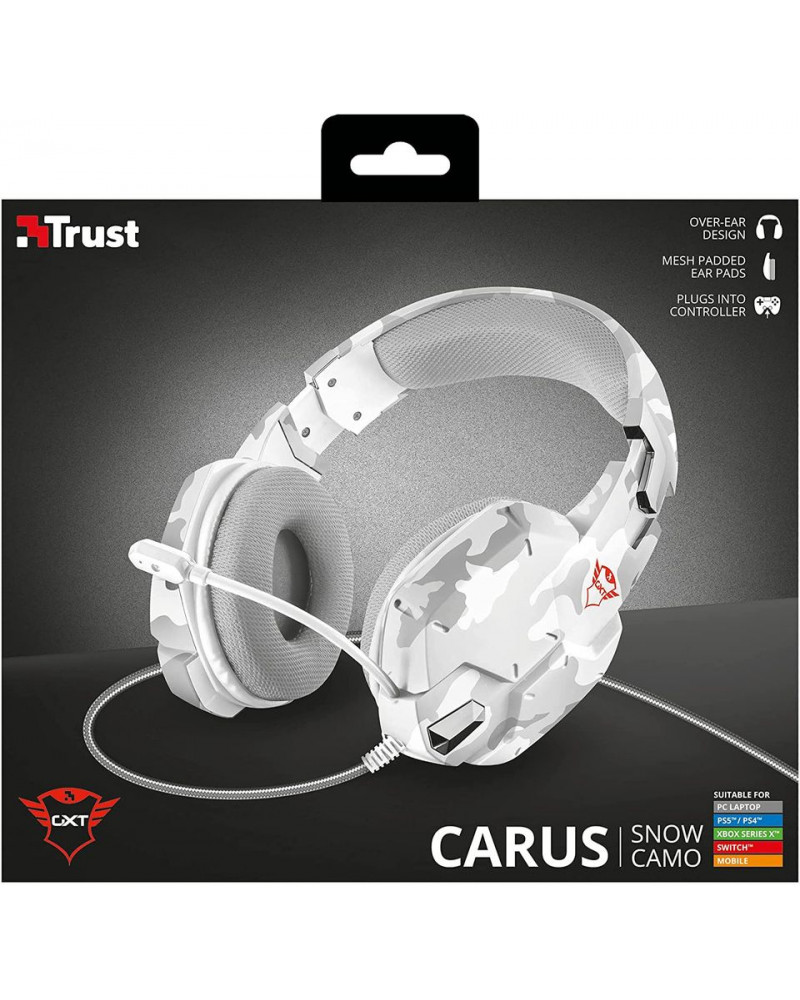 Slušalice Trust GXT 322W Carus - Snow Camo 