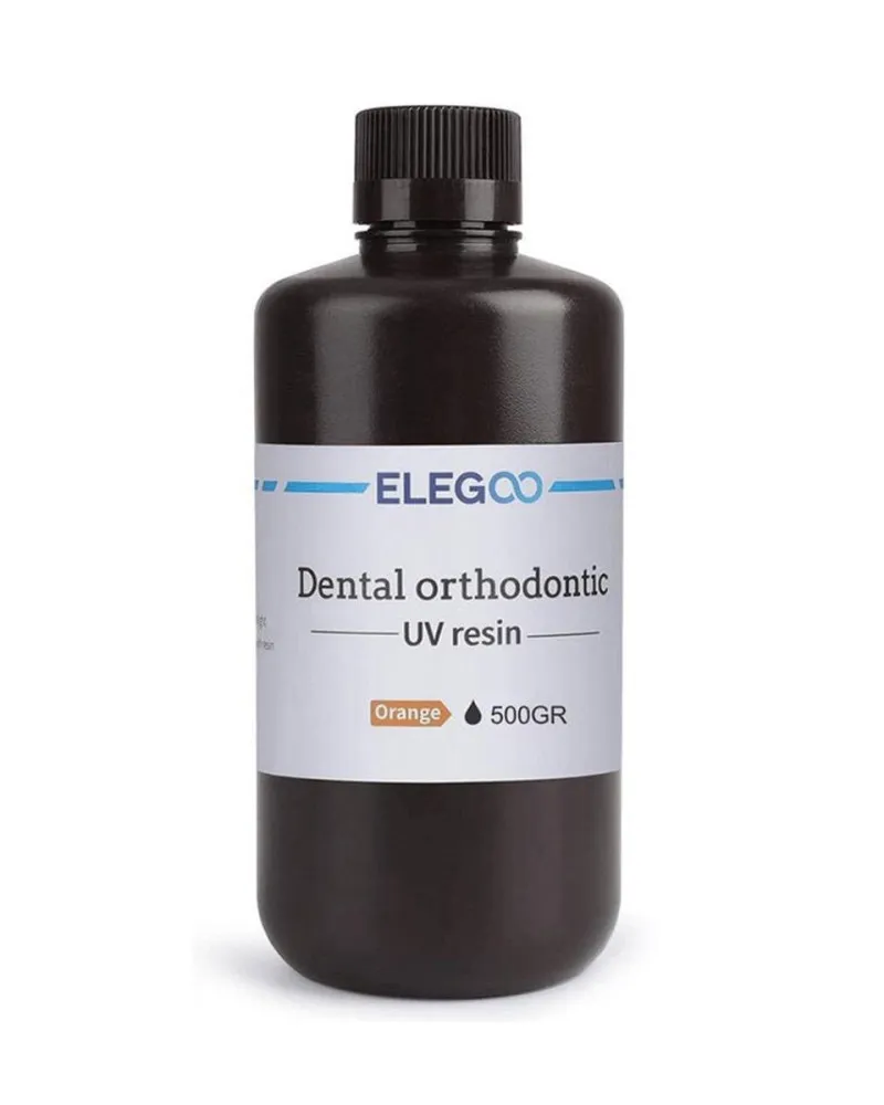 Smola Elegoo Dental Orthodontic UV Resin 0.5kg - Orange 