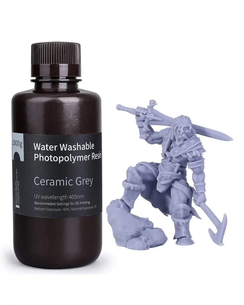 Smola Water Washable Resin 1000g Ceramic Grey 