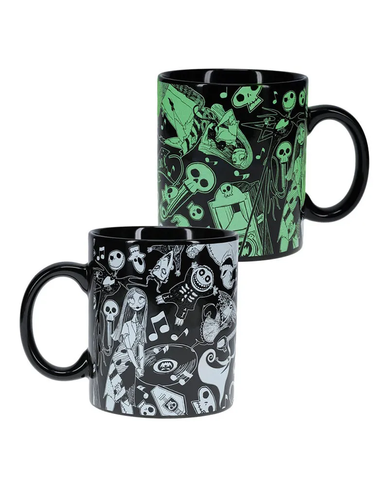 Šolja Nightmare Before Christmas - XL - Glow in the Dark Mug 