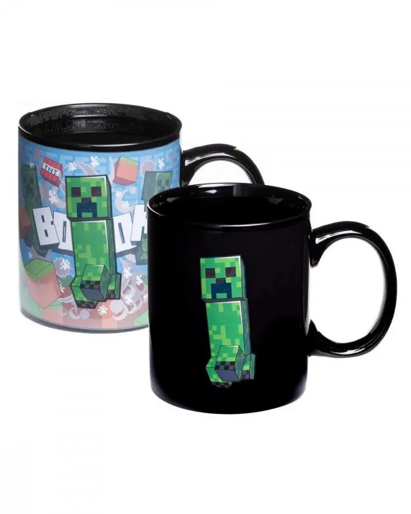 Šolja Paladone Minecraft Creeper Heat Change Mug 