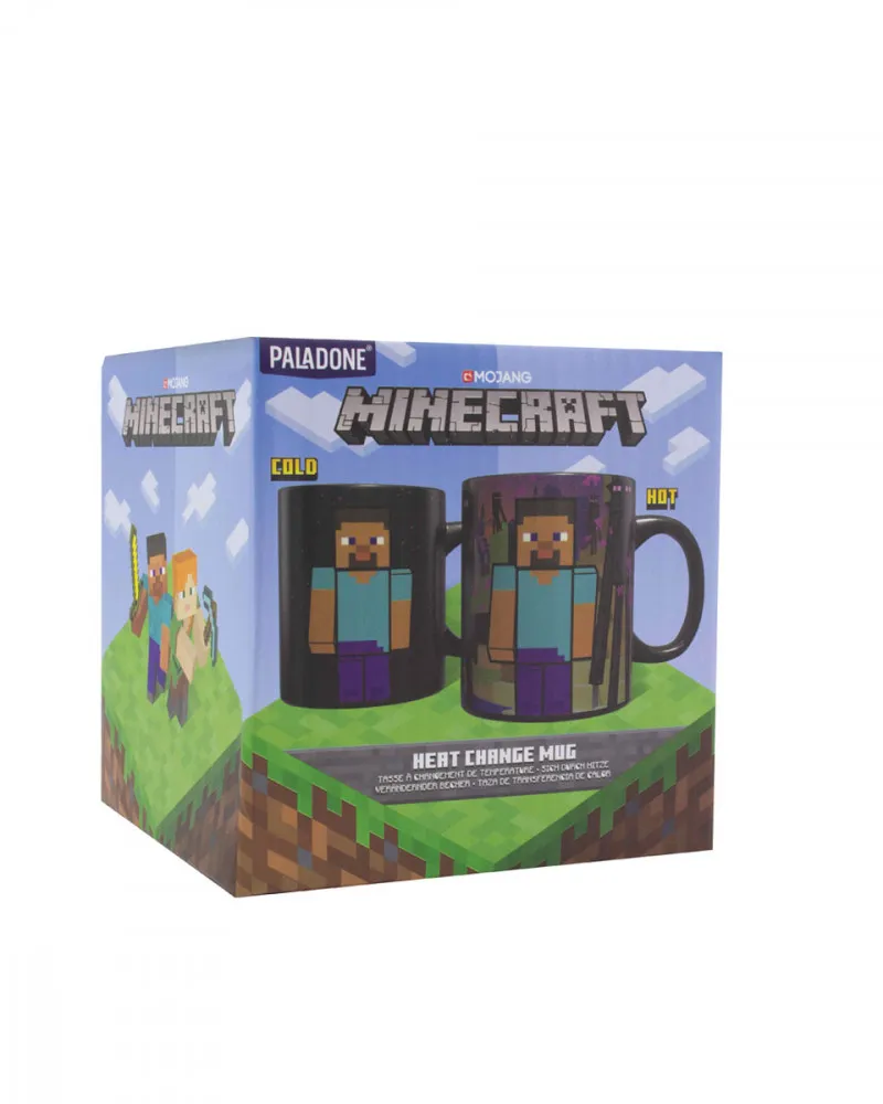 Šolja Paladone Minecraft - Enderman Heat Change Mug 325ml 