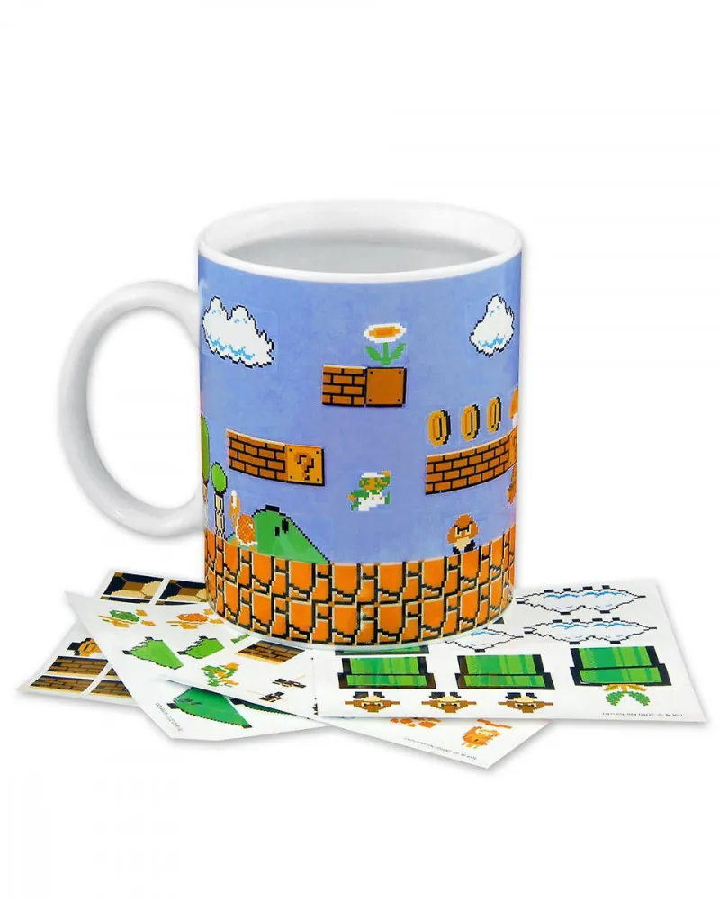 Šolja Paladone Super Mario Bros - Build a Level Mug 