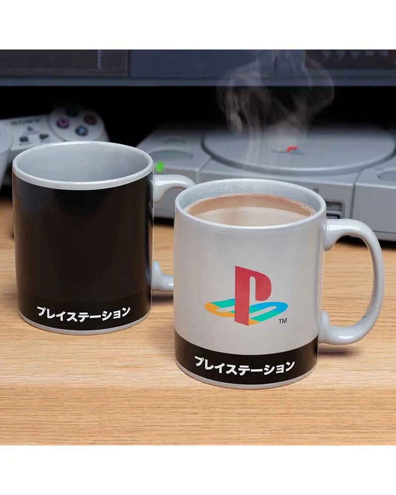 Šolja Playstation Retro - XL Heat Change Mug 