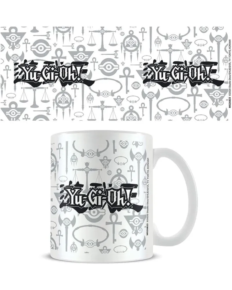 Šolja Yu-Gi-Oh! - Logo - Black & White Mug 