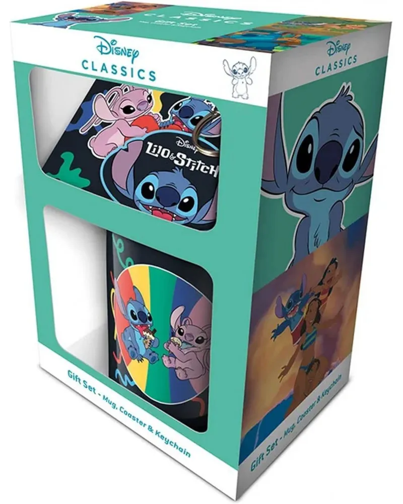 Gift set - šolja, podmetač i privezak Lilo and Stitch - You Are My Fave 