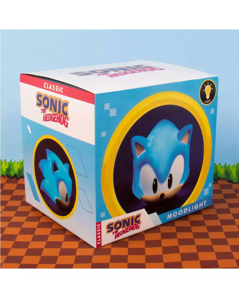 Lampa Sonic The Hedgehog - Mood Light - Sonic Head 