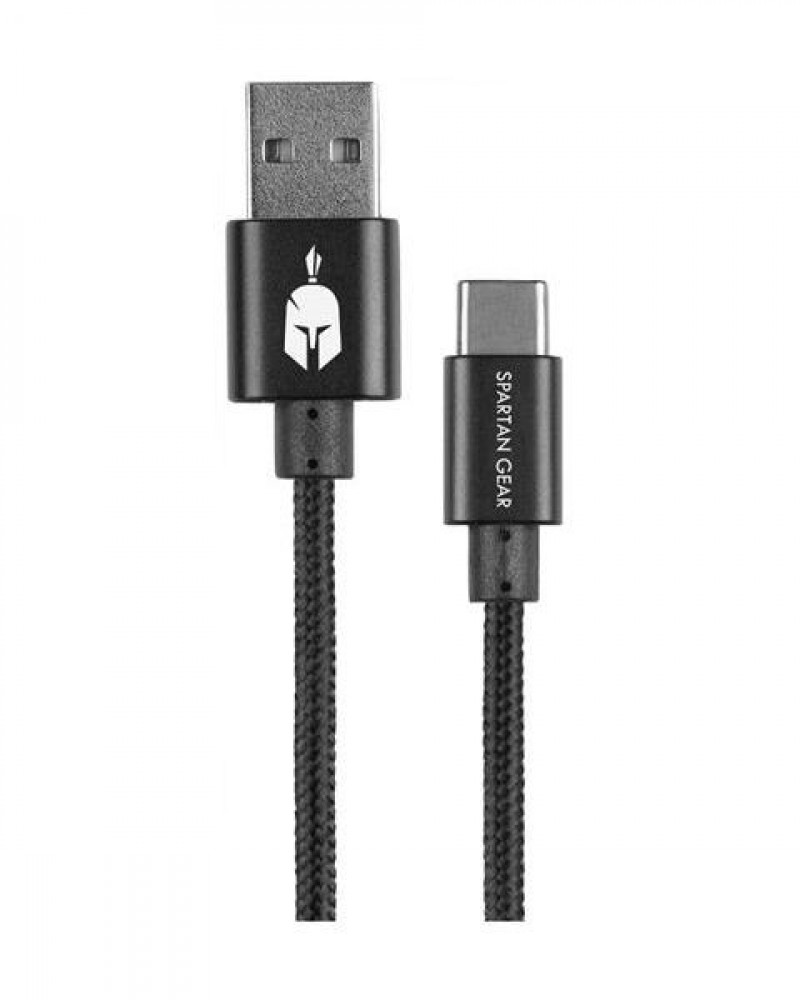 Spartan Gear Double Sided Charging Cable - Type C - Black 
