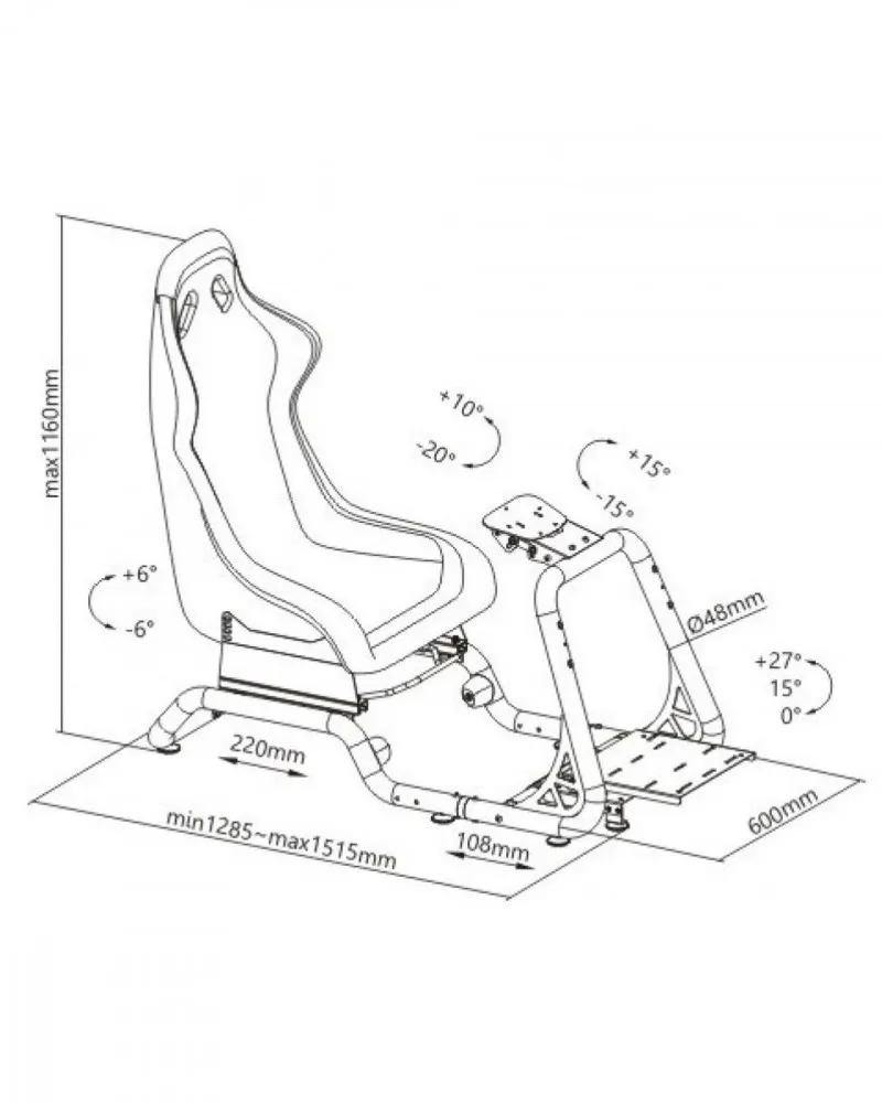 Spawn Racing Simulator Cockpit Lite 