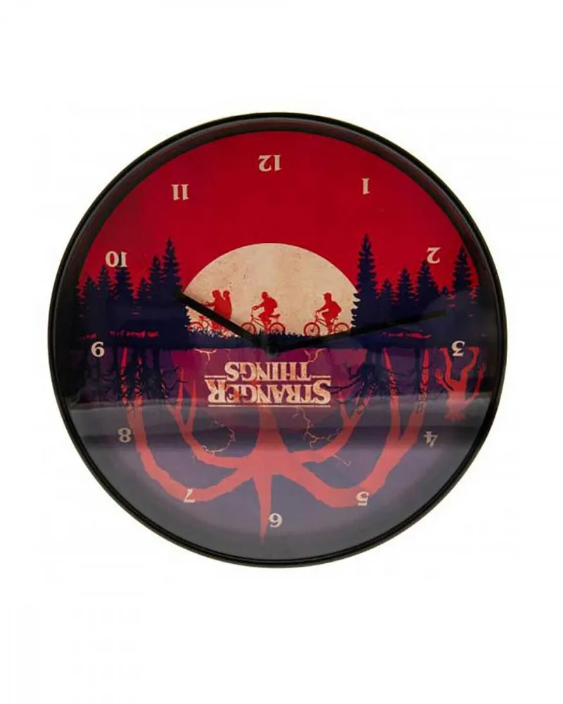 Stoni Sat Stranger Things Upside Down - Wall Clock 